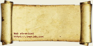 Jovana Gvozdenović vizit kartica